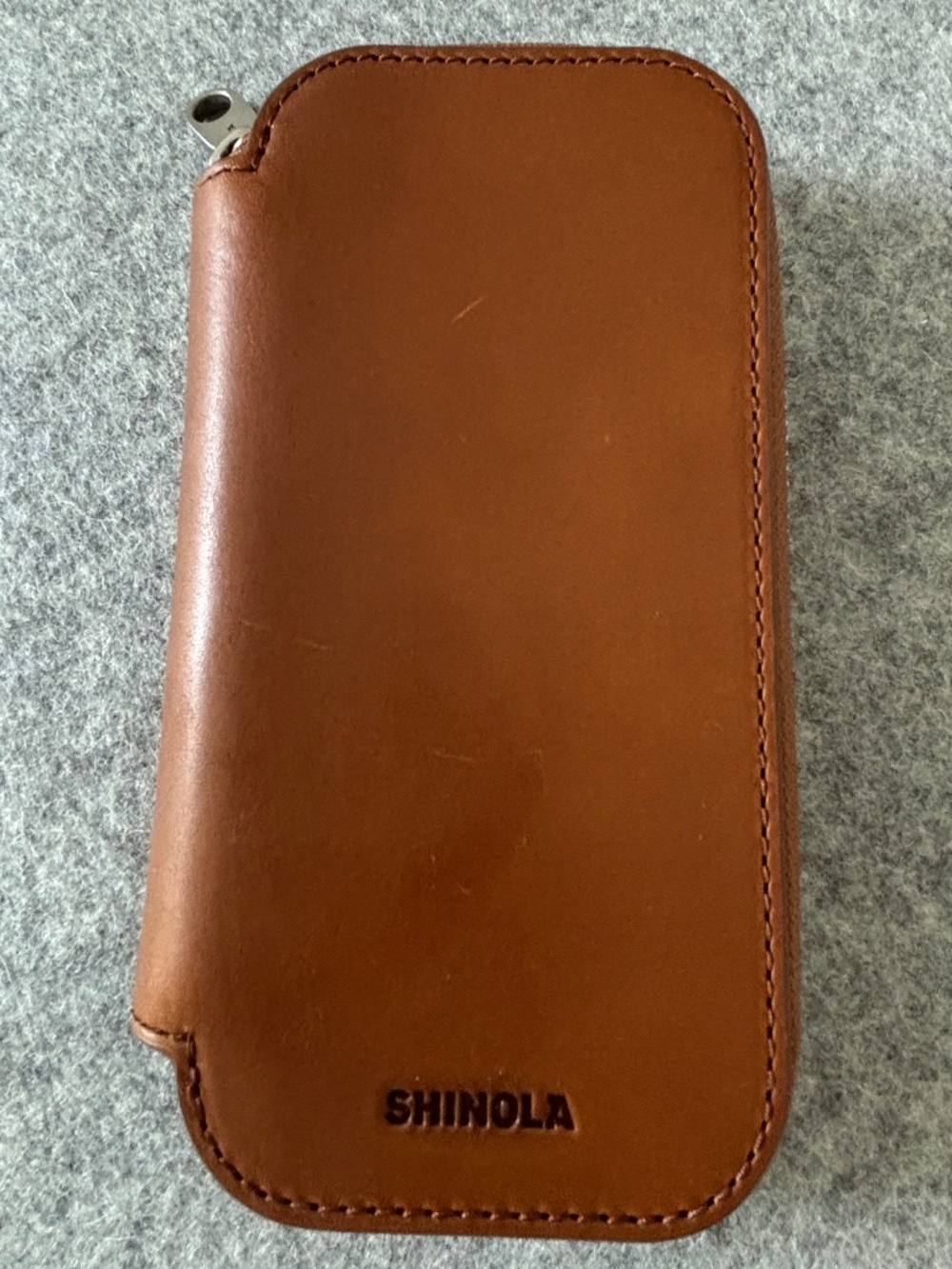 Shinola Travel Watch Case (Tan)